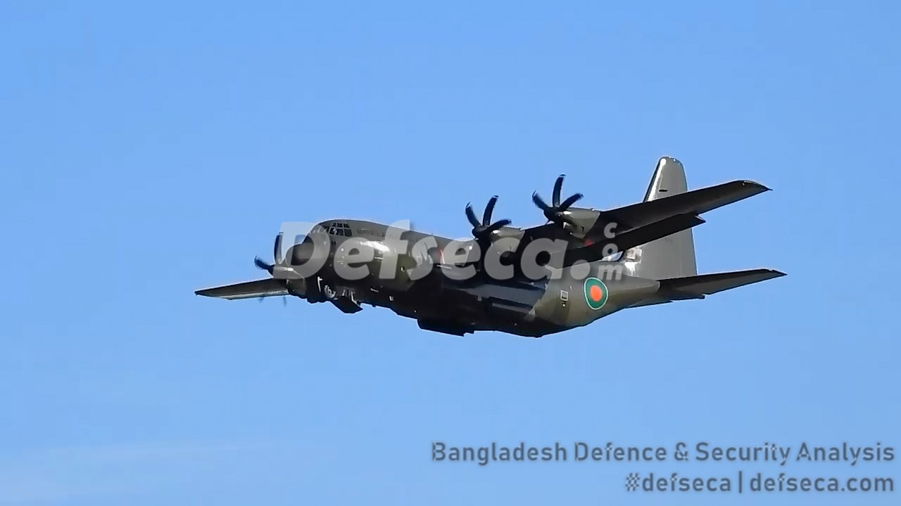 First C-130J on the way to Bangladesh from Cambridge
