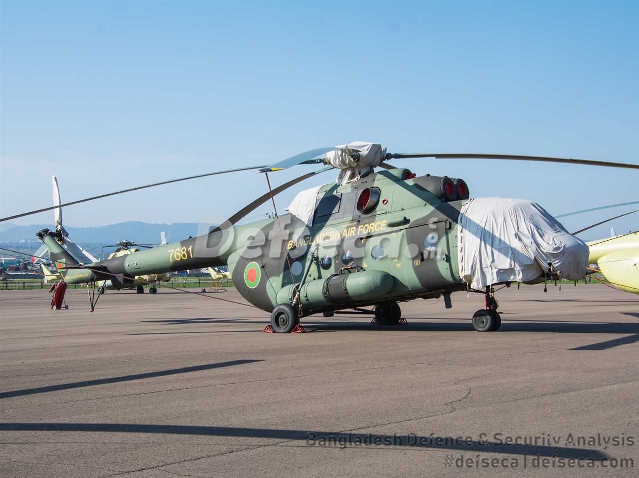 BAF’s second dolphin nosed Mi-171Sh appears
