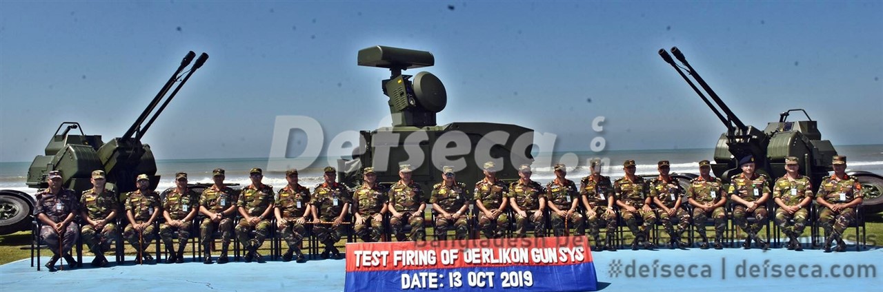 Bangladesh Army inducts latest Oerlikon air defence systems