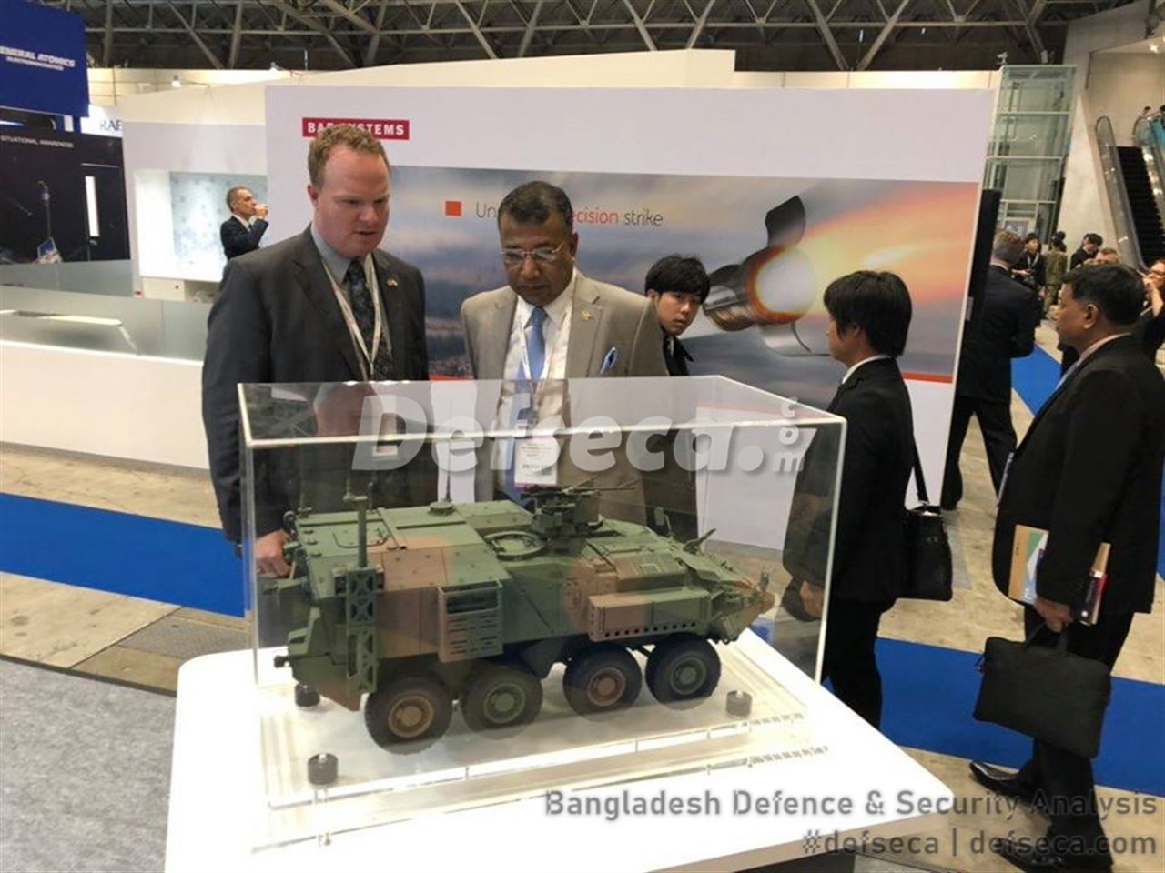 Bangladesh Army delegation at DSEI Japan 2019