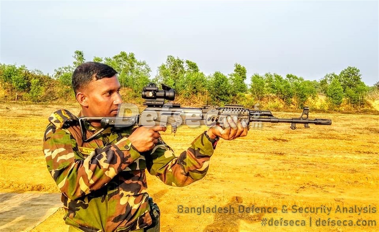 Bangladesh Army inducts new submachine guns