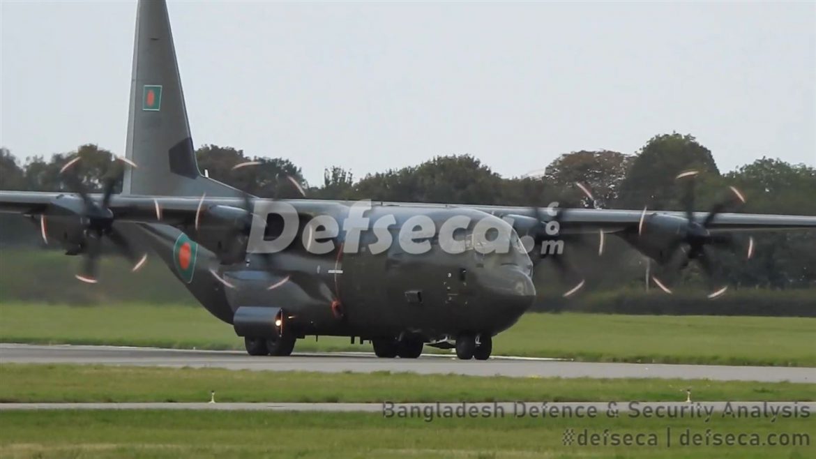 Third C-130J performs pre-delivery test flight