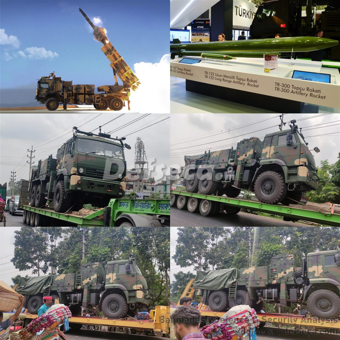 Turkey delivers first register of Tiger GMLRS to Bangladesh Army