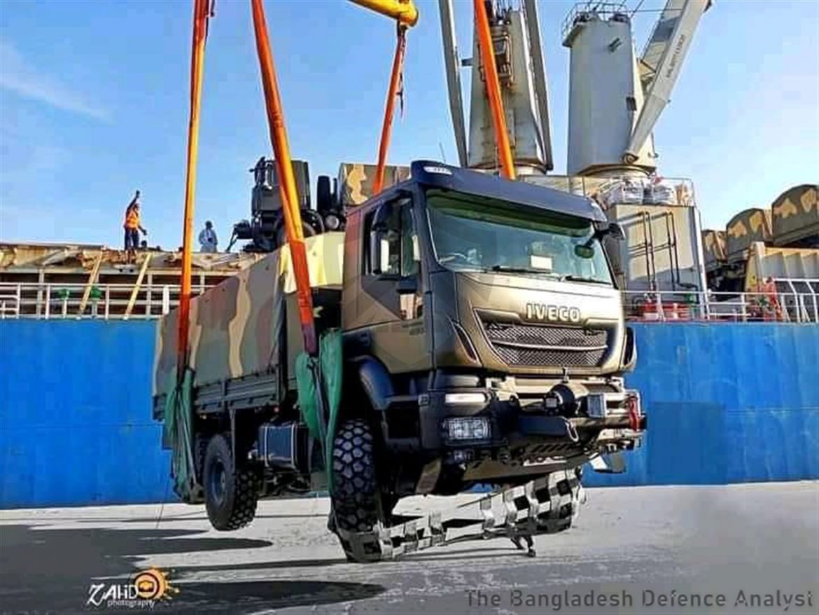IVECO delivers 6×6 trucks to Bangladesh Army