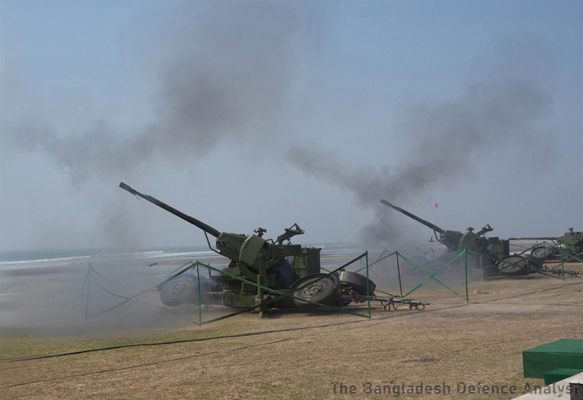 Bangladesh Army inducts Chinese anti-aircraft guns